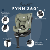 ✨New carseat Fynn! ✨⁣
The Fynn carseat is a very luxurious and safe I-size carseat that is suitable for long-term use.⁣⁣
⁣
☑️ I-Size car seat⁣⁣⁣
☑️ With support leg⁣⁣⁣
☑️ 360º rotation⁣⁣⁣⁣
☑️ Suitable from 40 - 150 cm⁣⁣
☑️ Base with ISO-fix⁣⁣⁣⁣
☑️ SPS (Side Protection System)⁣⁣⁣
☑️ Adjustable headrest⁣⁣⁣
☑️ Extra thick and soft baby insert⁣
☑️ Available in 3 colours⁣⁣
⁣⁣
⁣⁣
⁣⁣
#dingbaby #carseat #babycarseat #babygear #carseatsafety #babyessentials #toddlercarseat #carseats #travelinstyle